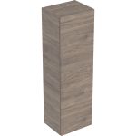 Mueble de media altura Geberit Smyle Square con una puerta: 36x118x29.9cm, Nogal hickory
